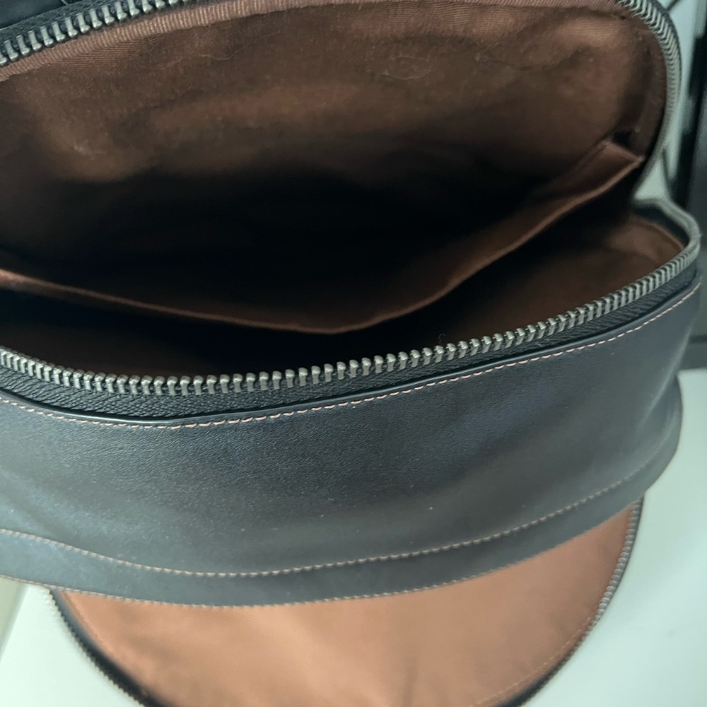 Coach Large Men's Tan and Black Backpack - Picture 5 of 11